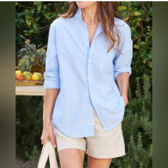 Frank & Eileen Tops - Frank & Eileen Eileen linen long sleeve button down blouse size large
